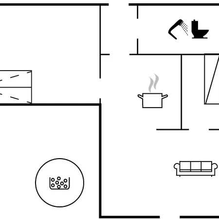 Дом отдыха Odke - 3-5km From The Sea By Interhome Norre Nebel